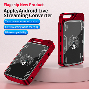 Tiktok phát sóng trực tiếp 8 pin + Loại C Card âm thanh trực tiếp Bộ chuyển đổi âm thanh Loa giao diện âm thanh mic Sạc Bộ chuyển đổi - Product Image 1