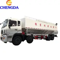 חדש Dongfeng 8x4 270hp חקלאי ציוד בתפזורת להאכיל משאית למכירה