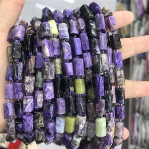 Naturale 8*11mm naturale Semi <span class=keywords><strong>pietra</strong></span> allentata distanziatore perline <span class=keywords><strong>pietra</strong></span> gemma sfaccettata tubo a forma libera colonna Chakra perline per la creazione di gioielli - Product Image 4