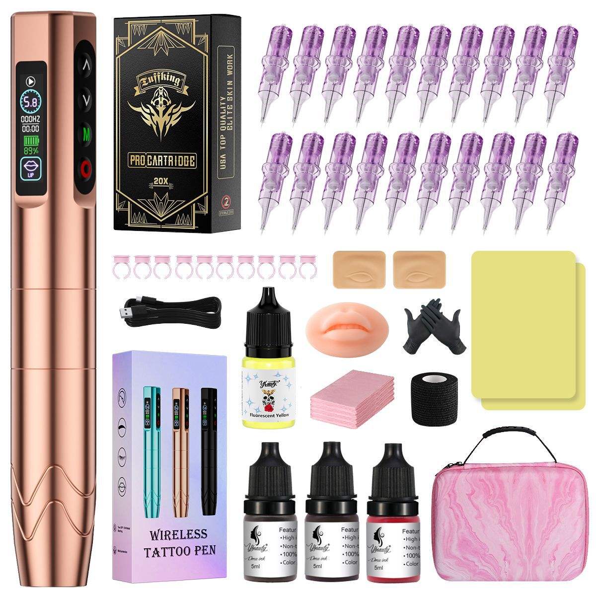 Modelo insignia rosa