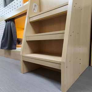 Meilleures ventes : Lit superposé capsule spacieux en bois, moderne, tout inclus, pour auberge de jeunesse et dortoir scolaire - Product Image 3