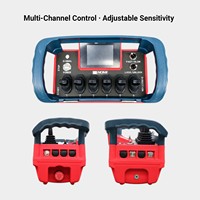 Télécommande pour machines lourdes, certifiée IP67 RoHS, contrôleur hydraulique intelligent sans fil