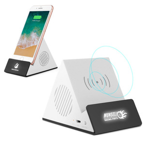 Mini Xách Tay Sạc Không Dây Cho <span class=keywords><strong>Bluetooth</strong></span> Loa 3W Hoạt Động Nhựa Loa RGB Hình Dạng Tam Giác Đứng Cho Nhà Theatre Bột - Product Image 2