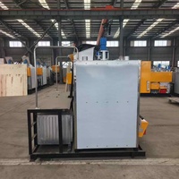 Machine à pétrir thermoplastique à double chaudière à contrôle de température 2000 kg, pompe à moteur diesel 28 CV pour marquage routier