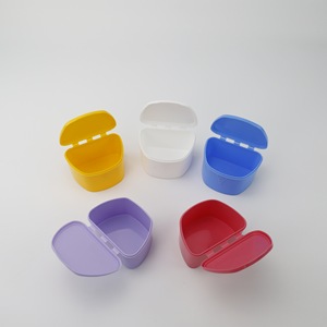 Estuche portátil para dentaduras postizas LK-407 de plástico para adultos, almacenamiento de aparatos ortodónticos, tamaño grande - Product Image 2