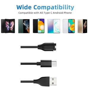 <span class=keywords><strong>Cable</strong></span> <span class=keywords><strong>Cargador</strong></span> eléctrico 2 en 1 para reloj inteligente <span class=keywords><strong>Garmin</strong></span>, <span class=keywords><strong>cable</strong></span> de carga USB para teléfono, auriculares para teléfonos, dispositivos múltiples - Product Image 5