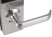 Serrure de porte intelligente pour hôtel/appartement, cylindre avec déverrouillage par empreinte digitale/mot de passe/carte, contrôle à distance par application, serrure intelligente européenne OEM