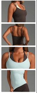 Conjunto Deportivo de Yoga de 2 Piezas para Mujer al por Mayor: Top Halter de Doble Tirante y Pantalones de Yoga de Pierna Ancha de Alta Elasticidad para Gimnasio y Fitness - Product Image 5