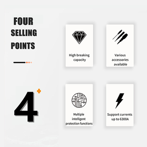 उत्कृष्ट एब 1250/1600/2000 amp एयर सर्किट ब्रेकर 3 पी वापसी योग्य मॉडल - Product Image 2