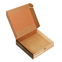 Boîtes à pizza en carton ondulé imprimées sur mesure, boîte en papier kraft de qualité alimentaire pour la livraison de nourriture