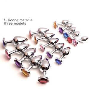 Wholesale Metal Anal Butt Plug with Diamond Crystal for Men &amp; Women Metal Plugs <strong>Anales</strong> - Product Image 2