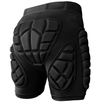 Protector de Cadera 3D, Almohadillas de Eva para Glúteos, Pantalones Cortos Acolchados de Protección, Equipo de Protección para Esquí, Protector de Impacto para Esquiar, Patinar y Hacer Snowboard