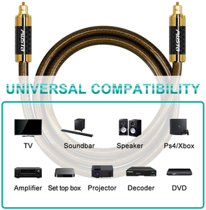Vàng <span class=keywords><strong>SPDIF</strong></span> 7.1 Điện khuếch đại sợi cáp quang <span class=keywords><strong>5.1</strong></span> Nhà theatre quang thiết bị kỹ thuật số sợi carbon TosLink Cáp quang - Product Image 6