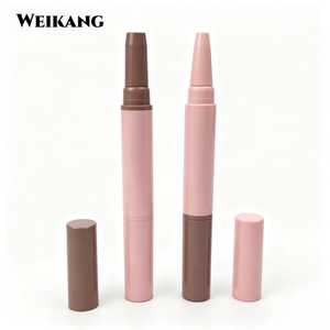 批发双头空口红刷管化妆品管双头细长口红笔容器 - Product Image 1