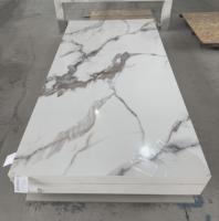 Panneau mural en PVC effet marbre Calacatta Gold, résistant à l'humidité, pour la décoration des salles de bain et des cuisines