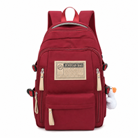 Sac à dos décontracté pour étudiants, personnalisé avec logo de marque, multi-poches, pour livres et ordinateur portable, idéal pour l'université