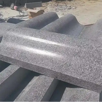 Solution de projet graphique de style design moderne personnalisée Dalles de cape de drainage de fossé de gouttière en pierre de granit naturel de haute dureté