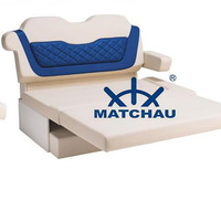 Sièges de bateau marins chinois, chaise de capitaine, chaise de pilote, double chaise avec coussin