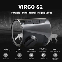 TTLTES OEM Mini Caméra Thermique Tactique Portable VIRGO S2 Capteur 256*192 Clip-on Portatif Grossissement 2x 30fps