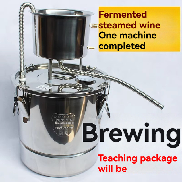 Household Stainless Steel Brewing Equipment, Hydrosol Distiller, Fermentation and Distillation Machine