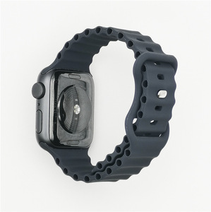Correa de Silicona <span class=keywords><strong>para</strong></span> Reloj Inteligente <span class=keywords><strong>Apple</strong></span> <span class=keywords><strong>Watch</strong></span>, Resistente al Agua, con Hebilla de Mariposa, <span class=keywords><strong>para</strong></span> Tamaños 38, 40, 41, 42, 44, 45, 46, 49 mm - Product Image 3