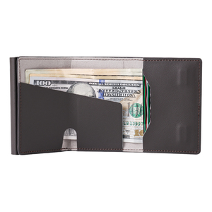 CASEKEY Leather Slim Minimalist Style Credit Card Holder <b>Wallet</b> <b>Man</b> <b>RFID</b> Blocking Large Capacity Pop up <b>Wallet</b> - Product Image 3