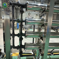 Système de traitement d'eau par osmose inverse bipolaire commercial 2TPH, entièrement en acier inoxydable, machine de purification par osmose inverse à double étage 2000LPH