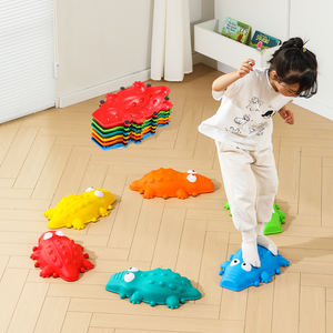 2024 nuevos juguetes de tendencia borde de goma apilamiento cocodrilo Stepping Stone Kid <span class=keywords><strong>Balance</strong></span> Stone para más de 1 año equipo de juego para niños - Product Image 3