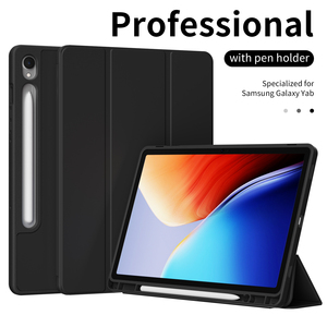 Custodia custodia in morbida TPU per Cover Smart in pelle per Samsung <span class=keywords><strong>Galaxy</strong></span> <span class=keywords><strong>Tab</strong></span> S9 11 pollici supporto per la ricarica della penna - Product Image 2