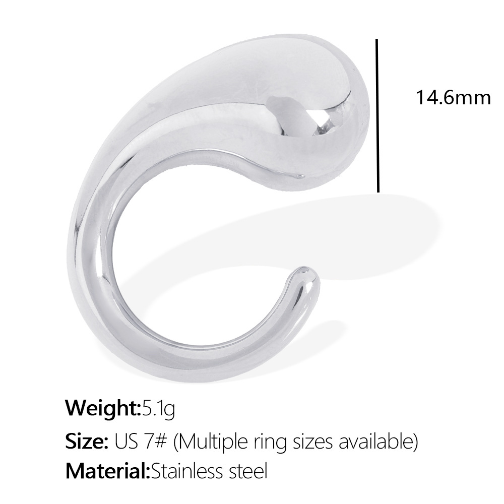 Bague en argent non réglable JZ21 taille 7