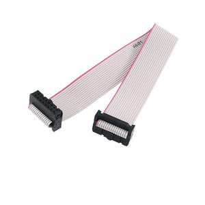 Cable flexible gris con paso de 2.54mm, conectores en forma de cuerno de 6, 10, 14, 20 y 40 pines para pantalla JTAG - Product Image 2