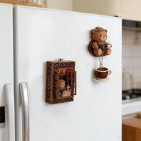 Hamaileon Plaque Murale en Bois 3D DIY Puzzle Scène Miniature Maison Douce Cerise Lumière LED Artisanat Fait Main Décoration Murale Cadeau
