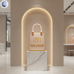 Sculpture de sac à main surdimensionné en fibre de verre personnalisée pour vitrine de centre commercial, décoration et promotion de marque commerciale - Product Image 2