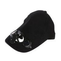 Casquette de sport d'été pour l'extérieur avec ventilateur solaire intégré pour le cyclisme et l'escalade