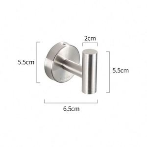 Ensemble d'accessoires de salle de bain romantiques WEKIS en acier inoxydable brossé écologique, 4 pièces, crochet pour serviette, porte-papier toilette - Product Image 2