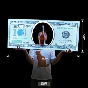 Hộp đêm thanh dẫn phát sáng chúng tôi đô la tin nhắn Hội Đồng Quản trị dấu hiệu rượu VIP chai rượu hiển thị chủ đứng glorifiers dịch vụ trình bày - Product Image 6