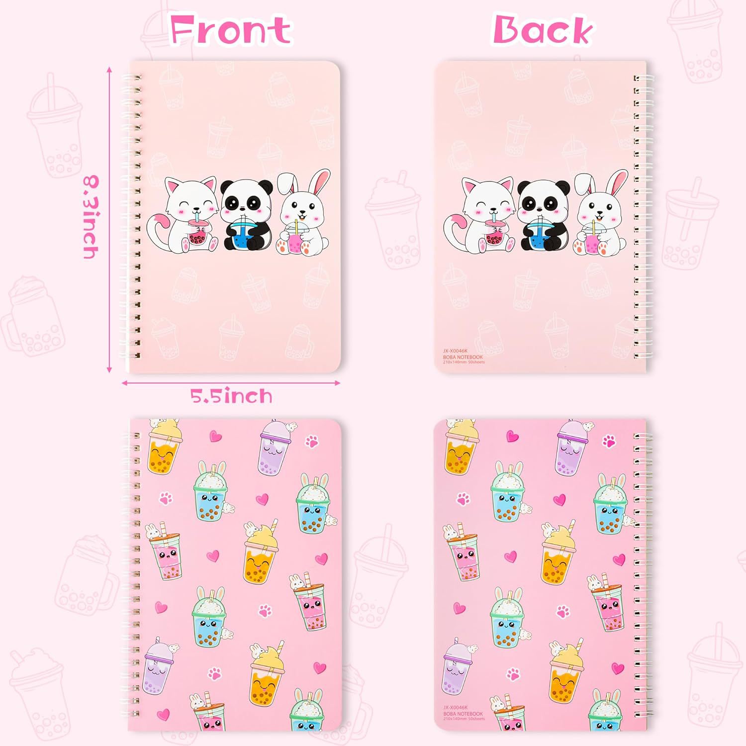 Confezione da 2 tema tè latte