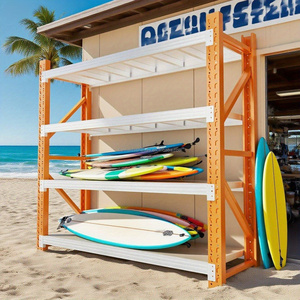 رفوف تخزين قوية قابلة للتعديل بدون براغي بارتفاع 79 بوصة و4 طبقات، مقاومة للصدأ ومتينة للاستخدام في المرآب والمطبخ والمستودع والقبو - Product Image 6