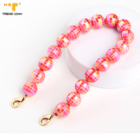 Tali Gantungan Ponsel Rantai Lanyard Akrilik Mutiara Multi Warna Aurora Disco Ball 32cm Custom 2026 untuk iPhone 16 Pro Max