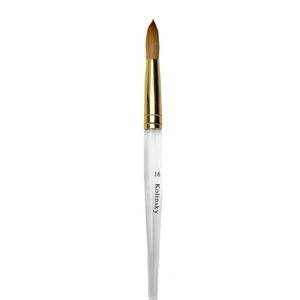 High Quality Kolinsky One Hundred Percent International Standard Large Size 16 of Kolinsky Acrylic Nail <b>Brush</b> <b>Round</b> Head #18 - Product Image 6
