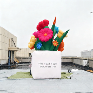 โลโก้เป่าลมรูปดอกบัวสีชมพูควัน ตกแต่งบ้าน แขวนดอกไม้ แบบเป่าลม ปรับแต่งได้ สำหรับตกแต่ง<span class=keywords><strong>ห้าง</strong></span>สรรพสิ<span class=keywords><strong>น</strong></span>ค้าและพื้นที่ตั้งแคมป์กลางแจ้ง - Product Image 5