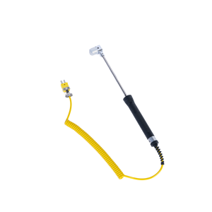 OEM ODM มือถือ K Type <span class=keywords><strong>Thermocouple</strong></span> พร้อมที่จับโลหะและหัววัดสปริงโหลดสำหรับการวัดอุณหภูมิพื้นผิวอย่างรวดเร็ว - Product Image 1