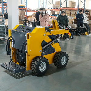 Efficient Mini Compact <b>Wheel</b> Skid Steer <b>Small</b> Track Skid Steer for Garden Farm Construction Use with Engine Price - Product Image 4
