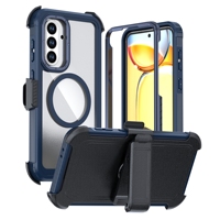 Étui de protection intégrale 360° antichoc robuste Defender pour Samsung A56 5G avec coque magnétique