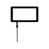 Écran tactile capacitif intégré de 7 pouces avec résolution 1024x600, dureté 6H, multi-touch pour système de navigation automobile
