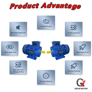 Motor Asíncrono Trifásico de CA de Baja Tensión, Cerrado, de Alta Eficiencia, YE4 IE4 2P 3000 RPM 1.5KW 380v 50HZ B3, CE IP55 - Product Image 4