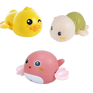 Jouets de bain pour bébé, en plastique, à manivelle, en forme de <span class=keywords><strong>tortue</strong></span>, de caneton, pour la baignoire, la piscine, la plage, les jeux <span class=keywords><strong>d</strong></span>'<span class=keywords><strong>eau</strong></span> - Product Image 1