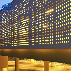 Tôle perforée décorative à trous ronds de 2 mm d'épaisseur en acier inoxydable 304 316, service de soudage, clôture et grille à vendre - Product Image 3