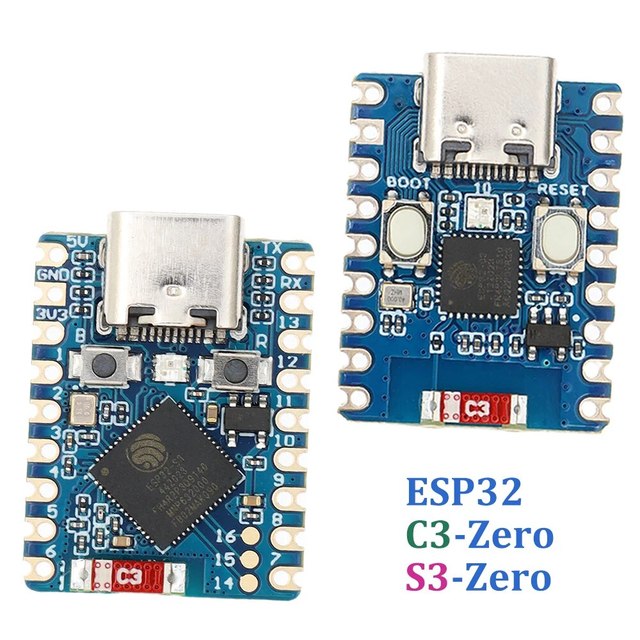 TENSTAR ROBOT ESP32-S3-Zero ESP32-C3-Zero Mini Development Module WiFi Ultra-small Size SMD 5V -30-50C C360 Customized China
