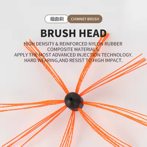 Kit de nettoyage de <span class=keywords><strong>cheminée</strong></span> extensible jusqu'à 30 pieds, outils de nettoyage de <span class=keywords><strong>cheminée</strong></span> avec brosse, 8 tiges flexibles, kit de balayage de <span class=keywords><strong>cheminée</strong></span> - Product Image 3